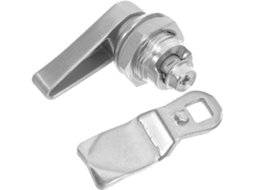 Trava De Came Prateada Para Caixas Ferramentas E Armários Aço
