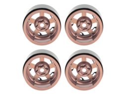 Mali 4pcs Cubo de Roda Universal 2.2in Cnc Alumínio Resistente Ao Desgaste para Carro Rc 1/10