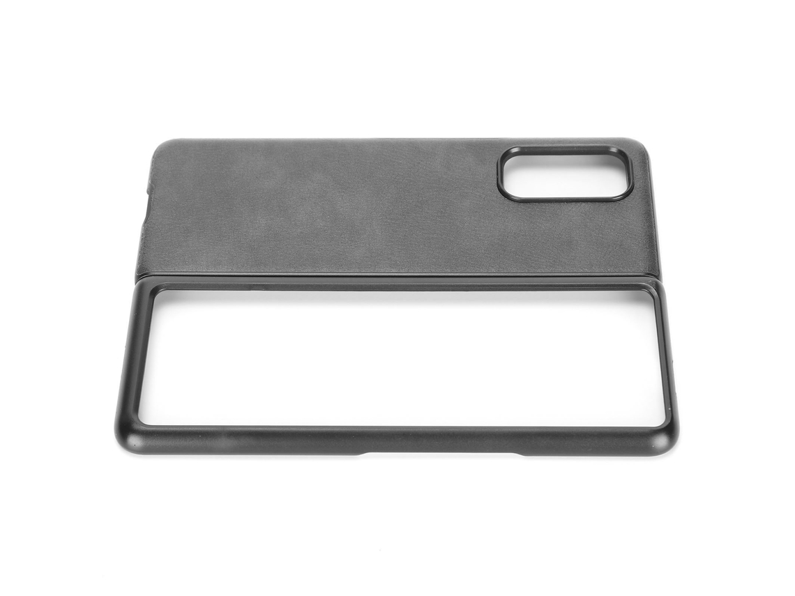 Mali capa de Couro para Xiaomi Mix Fold com Padrão Decorativo e Tela Dobrável Preta