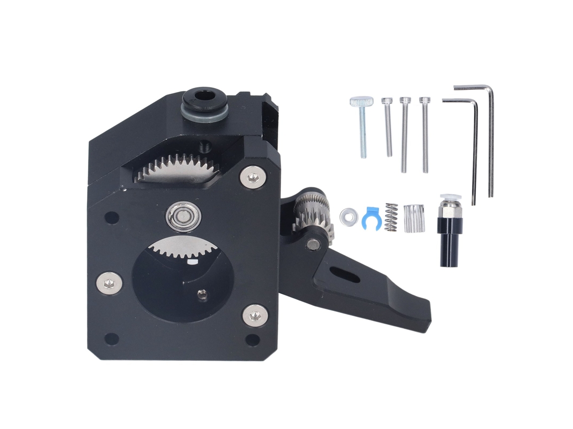 Kit De Extruder De Impressora 3d Metal Total Com 2 Engrenagens Para Upgrade Mk8 Anet A8 Acessórios Mão Esquerda