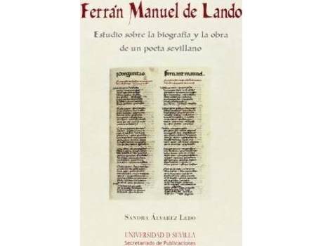 Livro Ferrán Manuel de Lando : estudio sobre la biografía y la obra de un poeta sevillano de Sandra Álvarez Ledo (Espanhol)