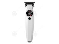 INN Tondeuse a cabelo com lâmina em aço inoxidável, display, profissional para homens, recarregável, portátil, corta cabelo branco, elegante