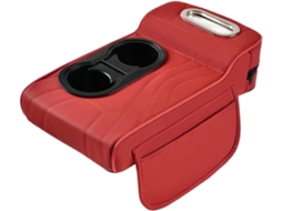 Capa Para Apoio De Braço De Carro – Couro Pu 35 × 19,6 Cm | Almofada Com Encaixe Para