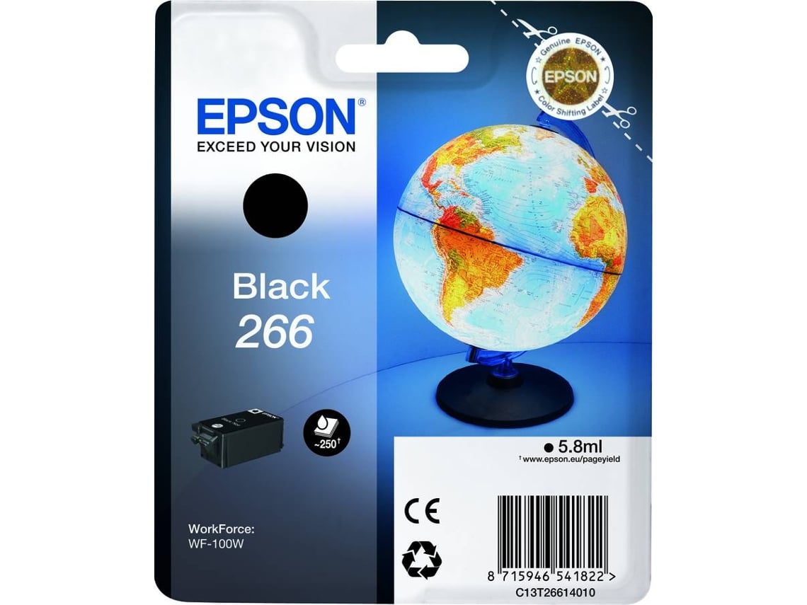 Tinteiro EPSON 266 Preto (C13T26614010)