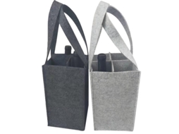 Conjunto De 4 Bolsas De Feltro Para Garrafas, Com Capacidade Para 4 Garrafas Cada, Suporte De Feltro Para Garrafas, Garrafa B Aquaforge