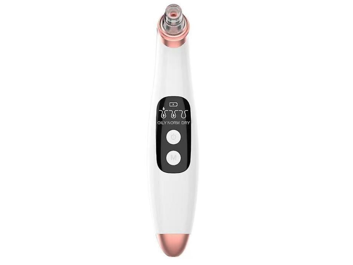 Aspirador de Poro de Cravo Aspirador de Poro Visível Wifi Carregamento Usb Tela Led 3 Níveis de Potência de Sucção Ajustávelrosa Ouro AUJEZON
