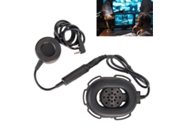 Fone De Ouvido Walkie Talkie Com Microfone À Prova Dágua, Conector K De 2 Pinos, Rádio Bidirecional Com Adaptador Ptt Para Kenwood Hyt Tyt Brilvibera