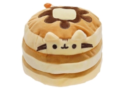 Pelúcia De Gato Panqueca: Travesseiro De Gatinho Macio Tamanho Hambúrguer De 5,5 Polegadas, Boneca De Almofada De Personagem De Anime Kawaii