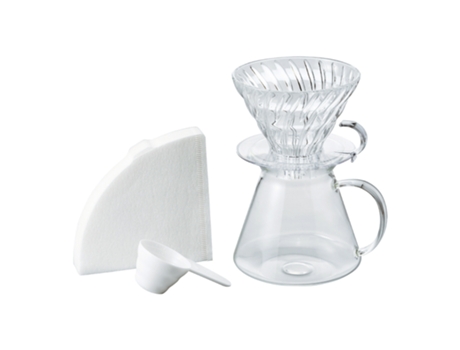 Kit Hario V60 02 Vidro