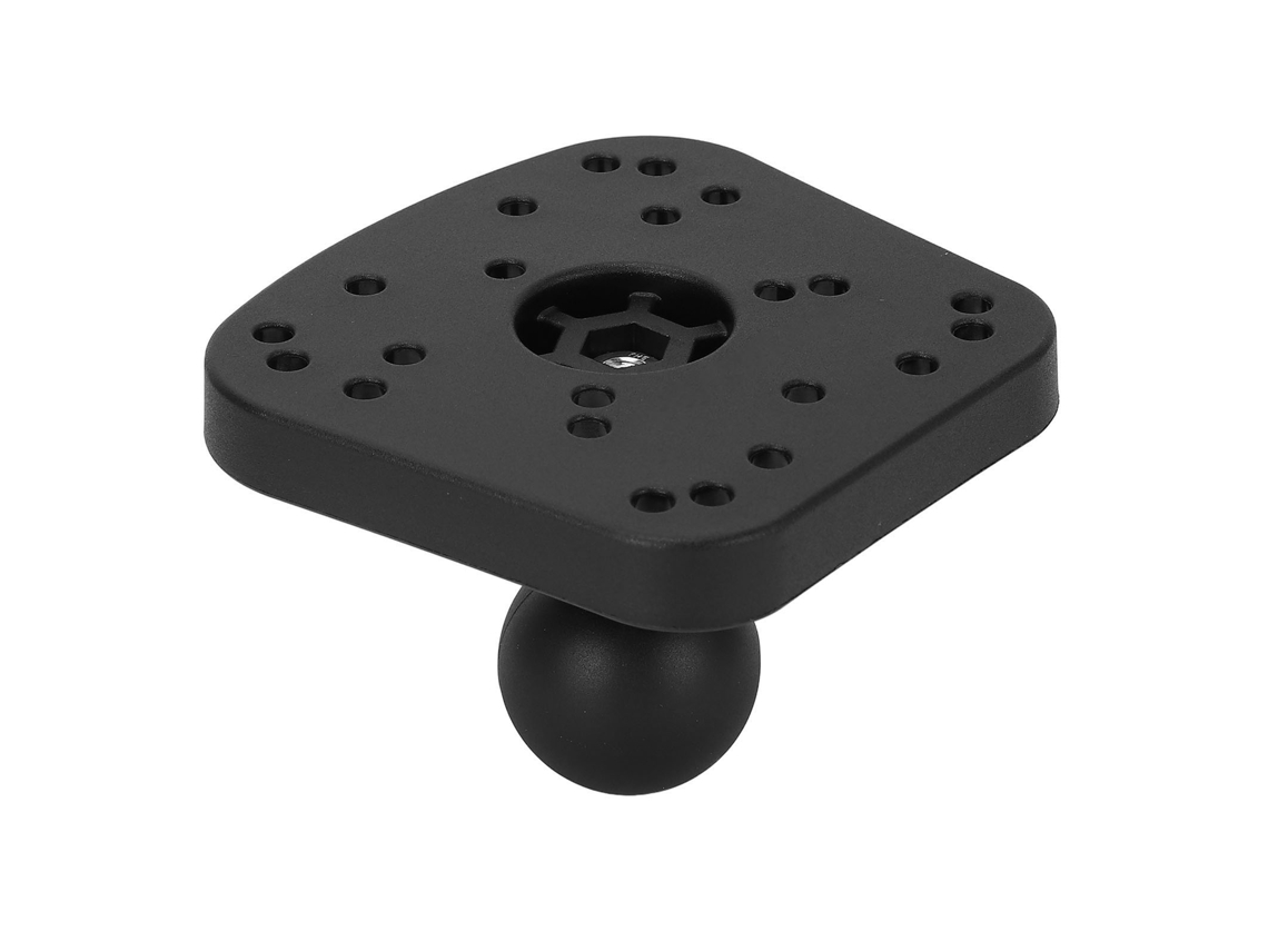 Suporte para Fish Finder com Base de Borracha de 1.5 Polegadas para Kayak de Pesca S/MARCA