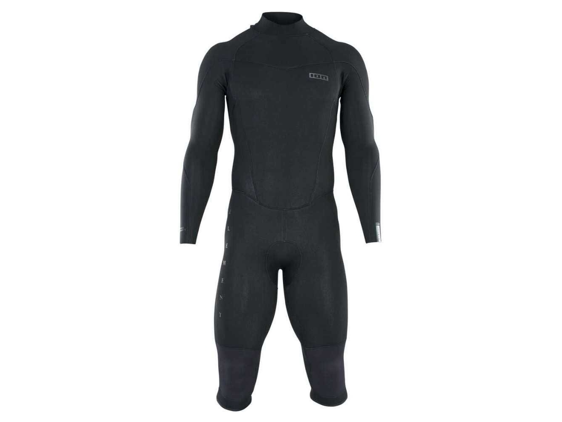 Shorty Zip Traseiro Element 4/3 Mm Overknee Preto Mion