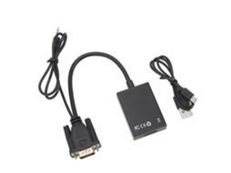 2026 conversor Adaptador de Interface de Mídia de Alta Definição para Vga 1080p Hd Câble Conversor