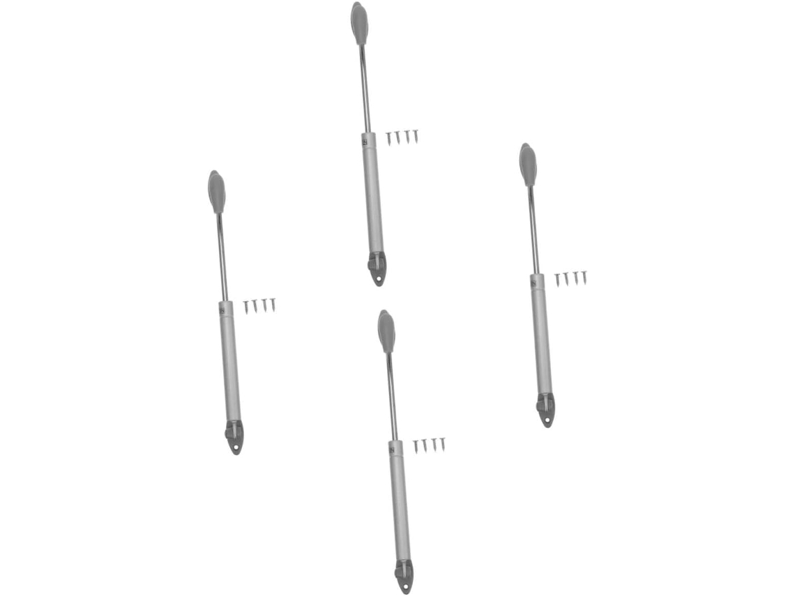Conjunto De 4 Dobradiças Hidráulicas Suporte Tampa Com Fechamento
