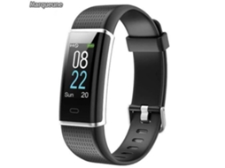 Relógio Conectado Smartwatch Marqueune À Prova Dip68 Água Ip68 Monitor de Freqüência Cardíaca para Android Ios Smartphone Feminino Masculino Preto