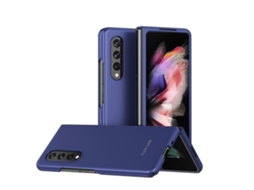 Capa Protetora Dobrável Em Policarbonato Resistente A Impactos Com Toque Suave Para Samsung Galaxy Z Fold4 5g.