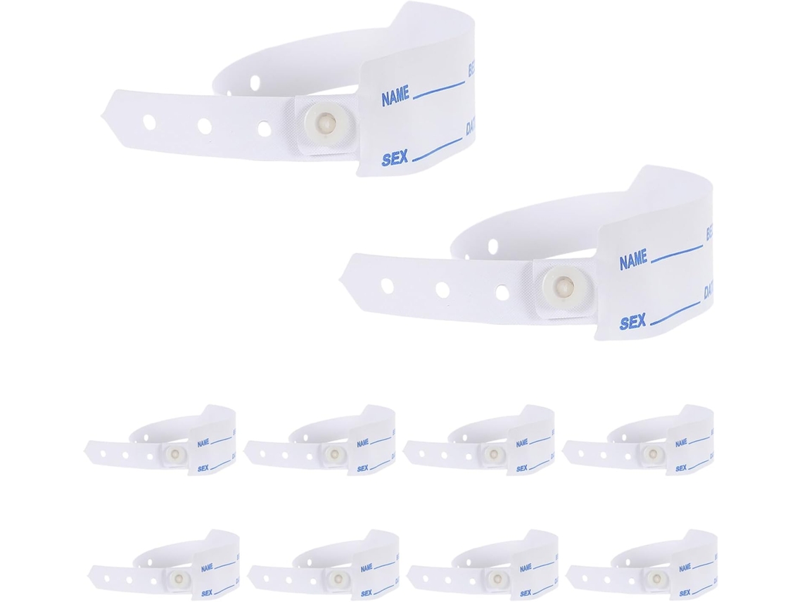 Pulseiras De Identificação Médica Holibanna 100 Para Adultos