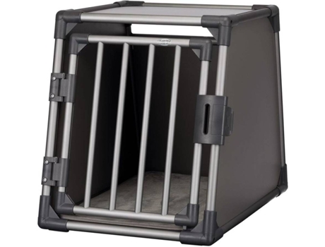 Transportadora para Cães  Inclinada (Cinzento - Alumínio - M - Porte Médio)