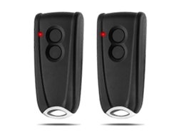 Transmissor portátil com 2 controles remotos para abridores de portas de garagem para modelos Liftronic RSC2 433 RSE2 433 E Rsz1 433 Slowmoose