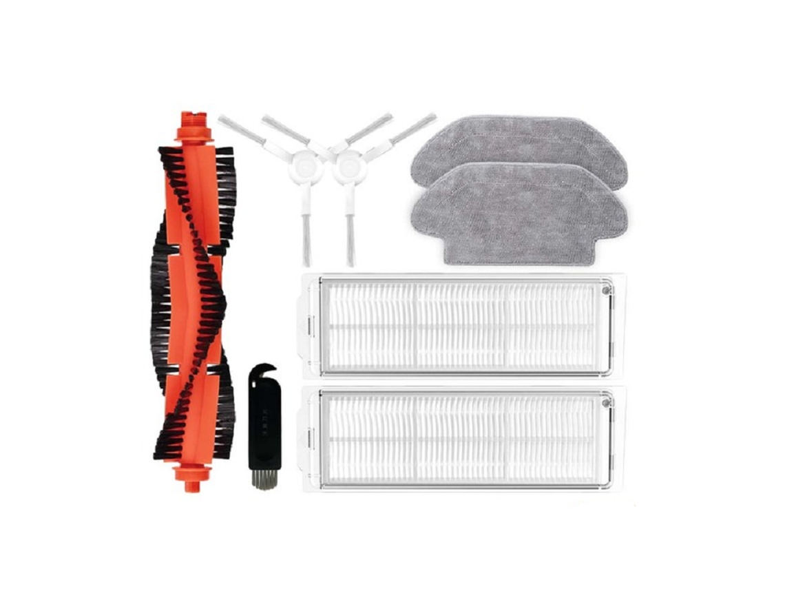 Kit de Acessórios Reposição para Aspirador de Pó Xiaomi Robot Vacuum, Mop 2s/ P Pro Xmstjqr2s Stytj02ym BRILVIBERA (8 Peças)