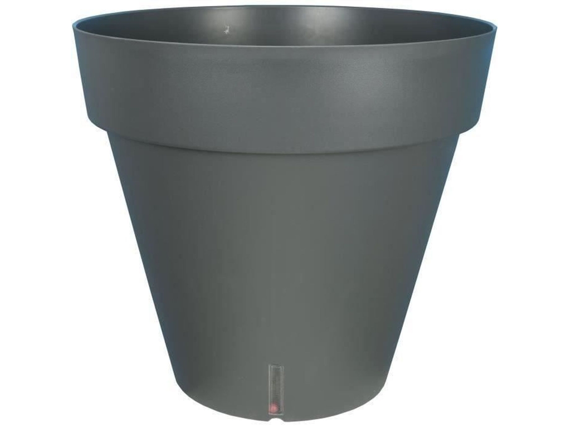 Floreira redonda LOFT - Plástico Ø 30 cm - Cinza RIVIERA