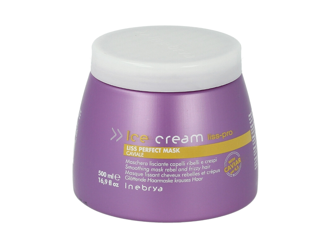 Máscara Antiencrespamento INEBRYA Ice Cream Liss-Pro 500 Ml