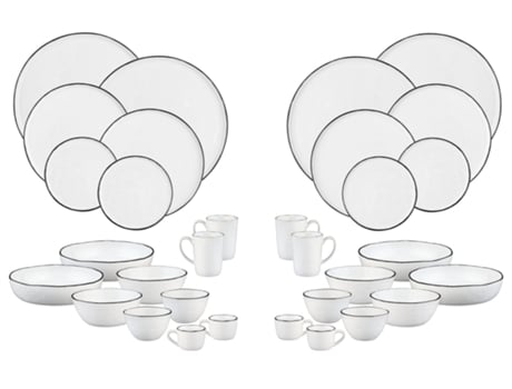 Conjunto Completo Pure 32 Peças Branco Neve Bjorn