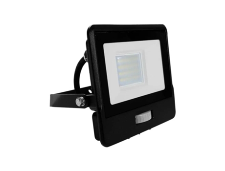 Tac Led Projetor 20w Samsung Chip Sensor de Movimento Cabo Preto 1m Vt 128s 1 4000k 1510lm 5 Anos de Garantia