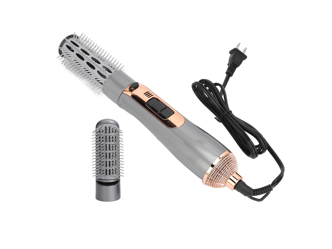 Secador De Cabelo Com Escova 2 Em 1 Iões Negativos Revestimento Cerâmico 700w Secador E Ar Quente