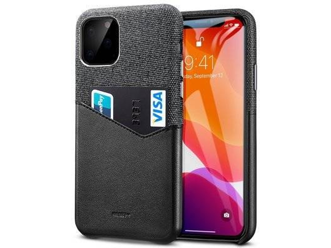 Capa iPhone 11 Pro Max ESR Metro Wallet Preto