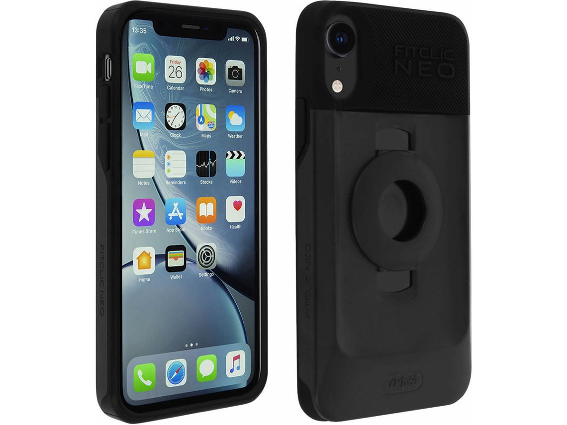 Capa iPhone XR TIGRA Fitclic Neo Preto