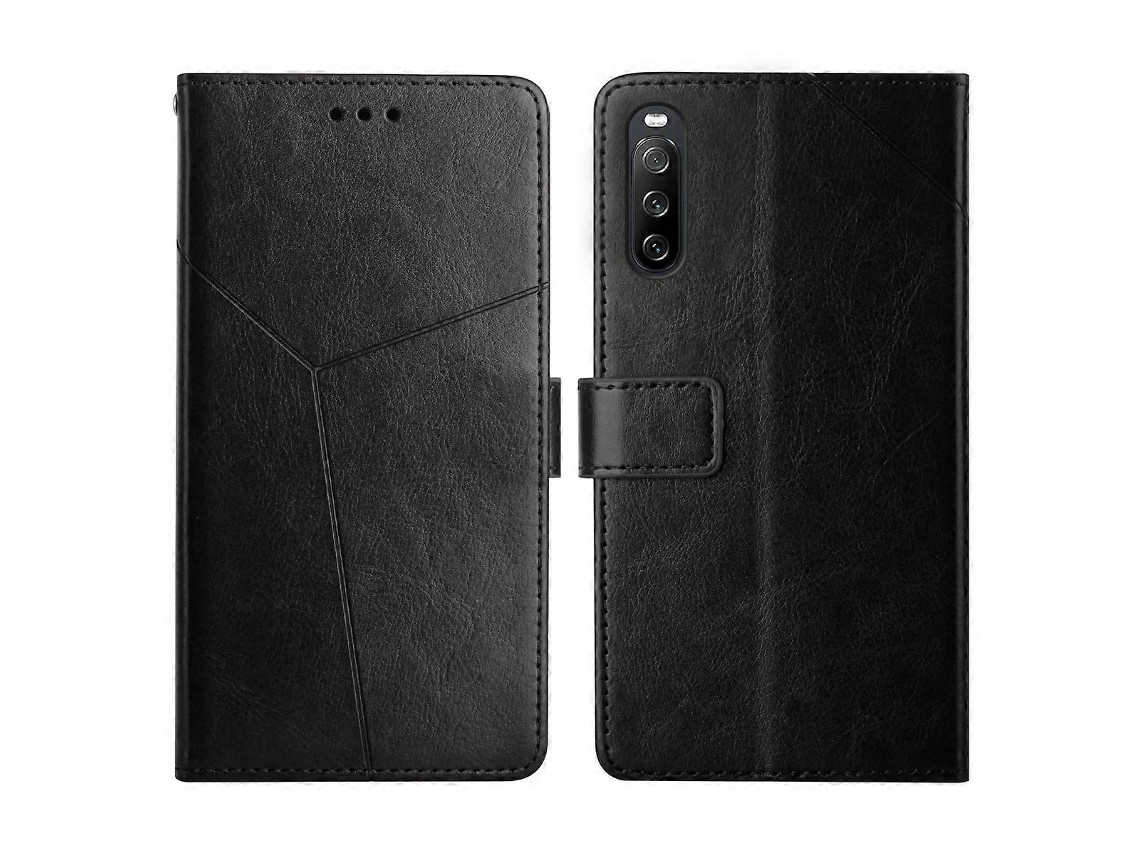 Capa De Couro Flip Horizontal Com Costura Y Para Sony Xperia 10