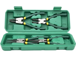 Alicate Para Anéis De Retenção - Conjunto Para Uso Interno E Externo, Com Anel
