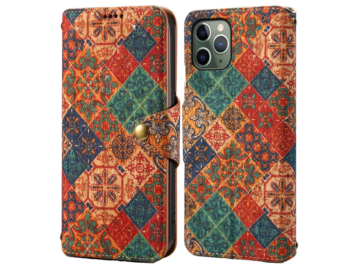Capa para iPhone 11 Pro Pele Sintética Azul