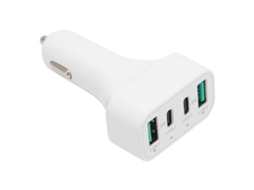 Carregador de Carro LAXISCREED 40w 4 portas Pd Qc3.0