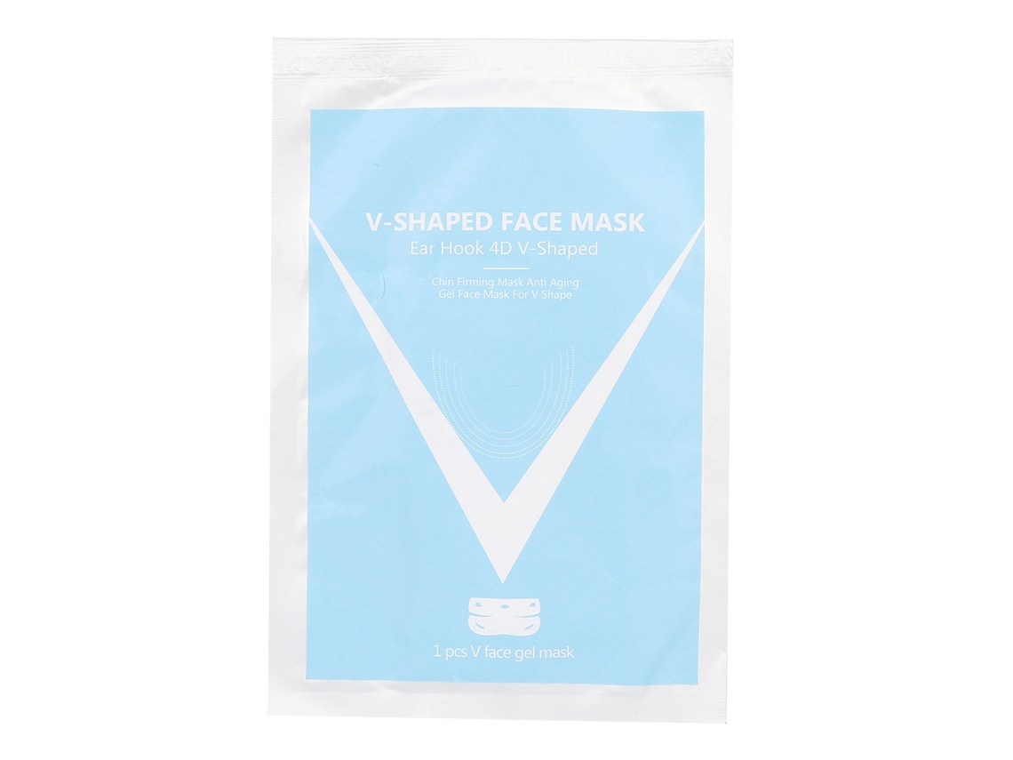 Máscara De Gel Facial Em Forma De V Para Emagrecer, Hidratar, Tonificar E Levantar A Pele Facial