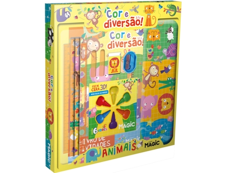 Livro Animais - Cor E Diversão De Magic Kids (português Do Brasil)