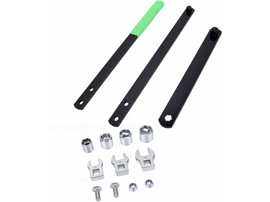 Kit De Para Com Chave 13, 15, 16 E 18 Mm, Chaves Boca Tipo Pé 3/8"