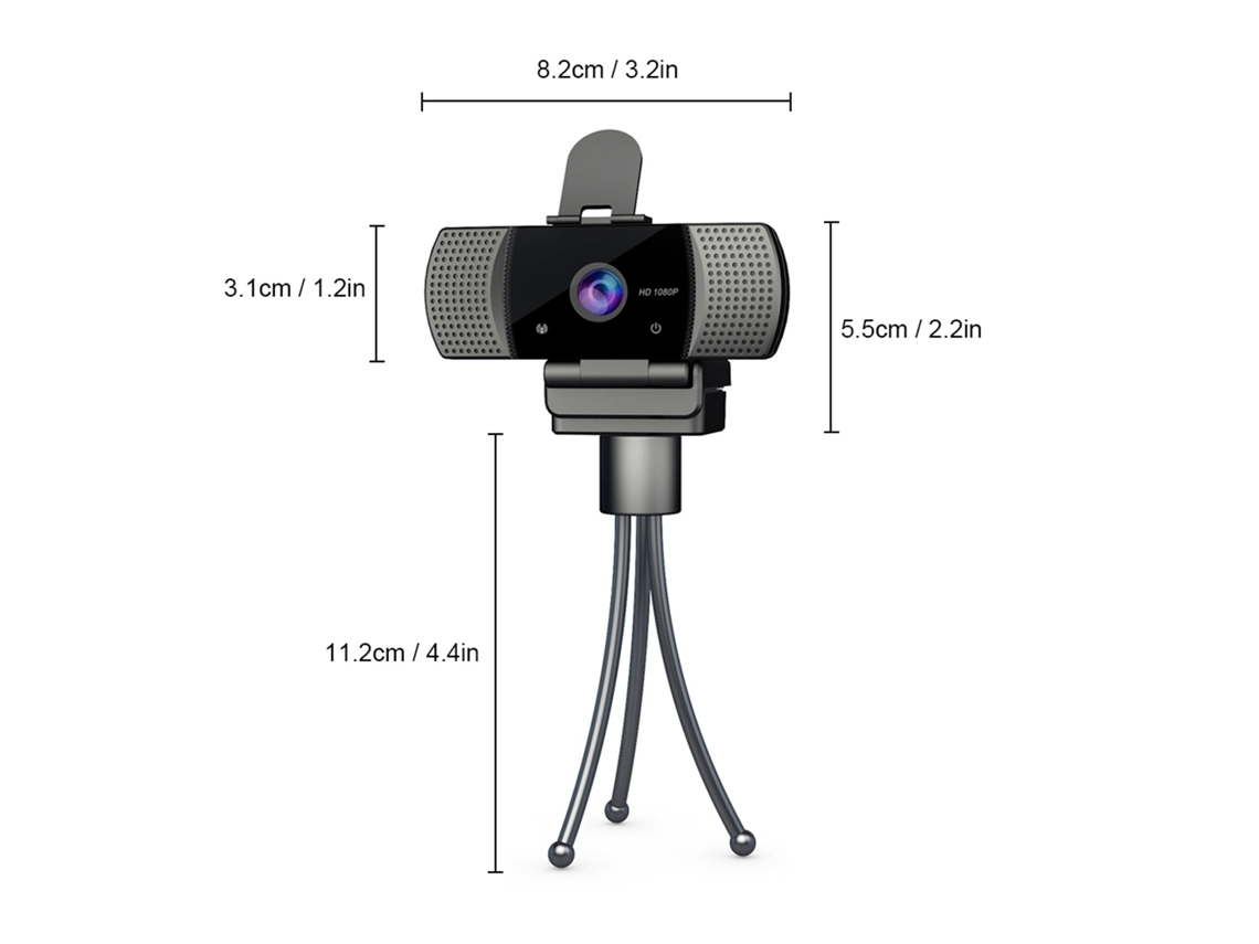 Yncm-webcam Usb Full Hd 1080p Com Microfone