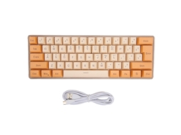 Teclado Mecânico De Jogos Rgb Com 61 Teclas Usb