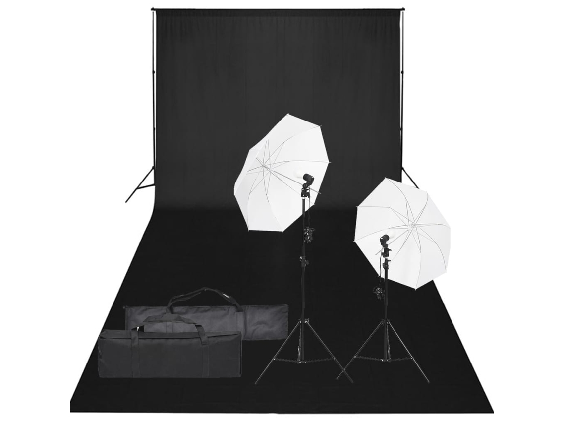 Photo Studio Kit, Photo Studio Kits Vidaxl Preto Alumínio (n/a)