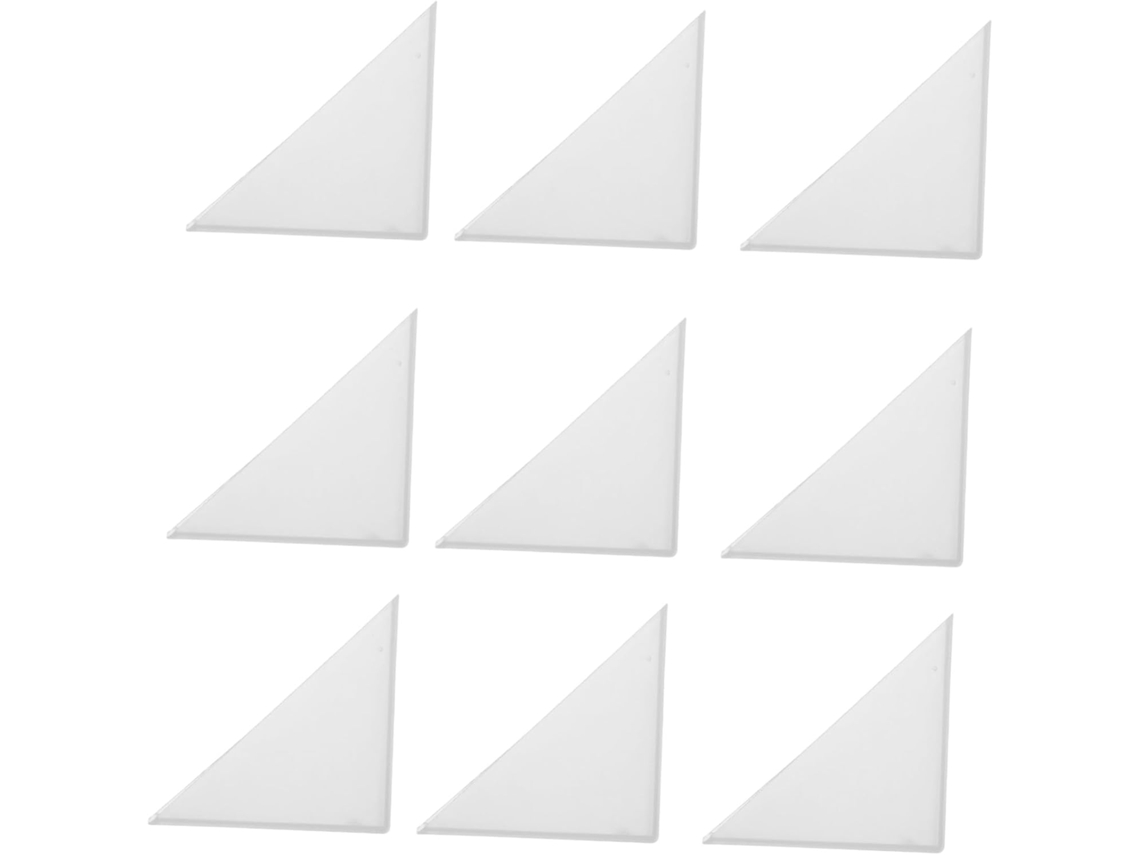 100-protetores De Canto Triangulares Plástico Para Móveis, Protetores De Canto Espelho Com Moldura Plástico Para Mesas