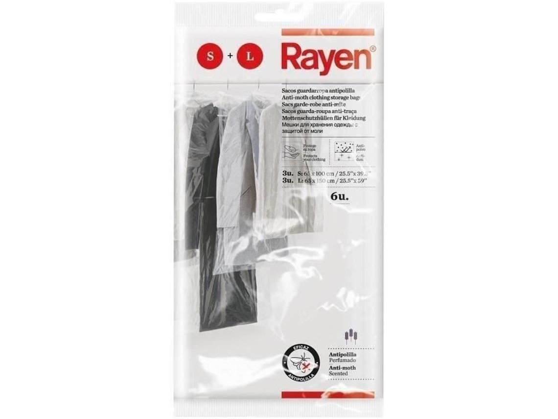 Capa de roupa X63 65x100 3 65x150 Anti Trace Transparente 6048 Rayen