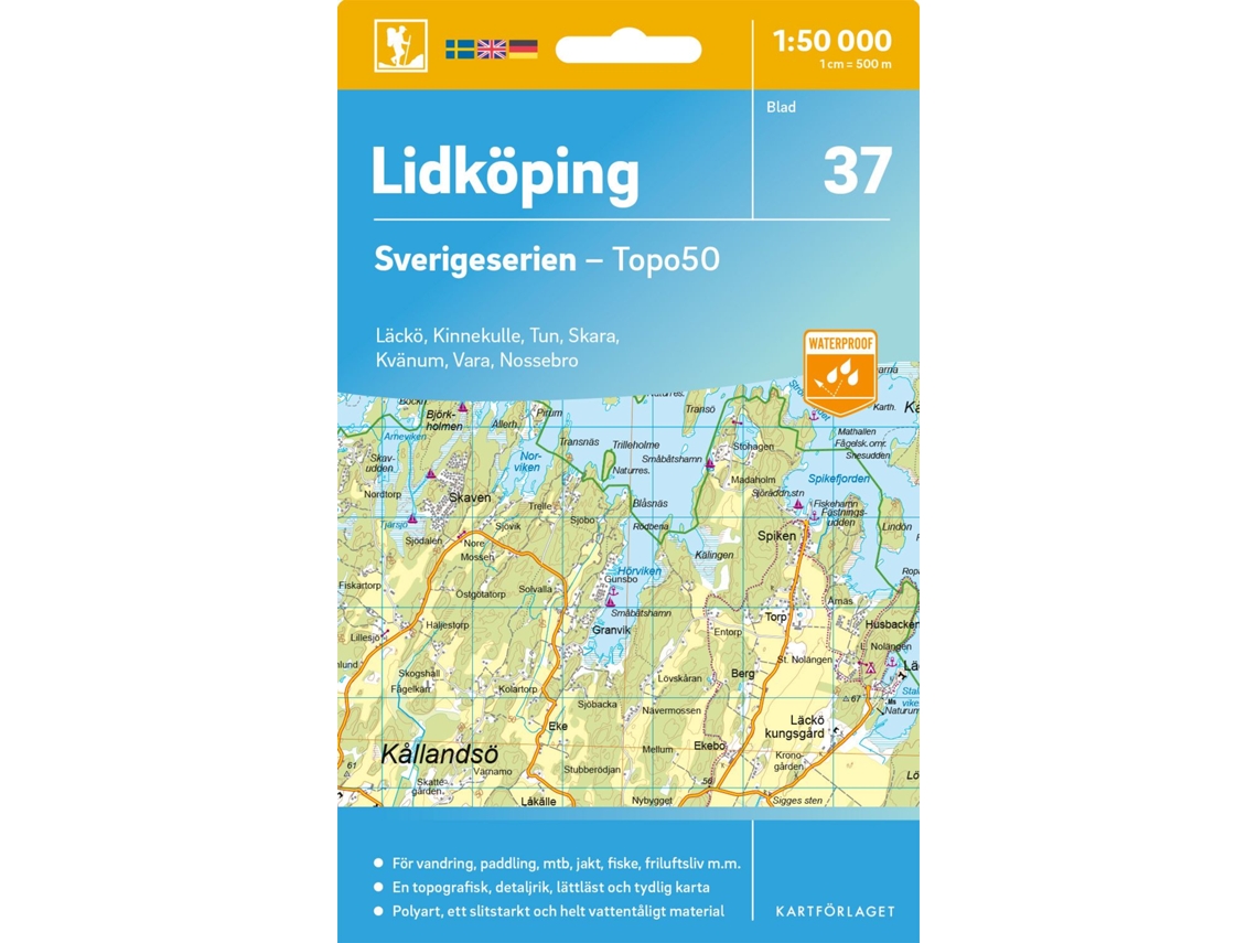 37 Lidköping Suécia Série Topo50 9789189997165 BRILVIBERA