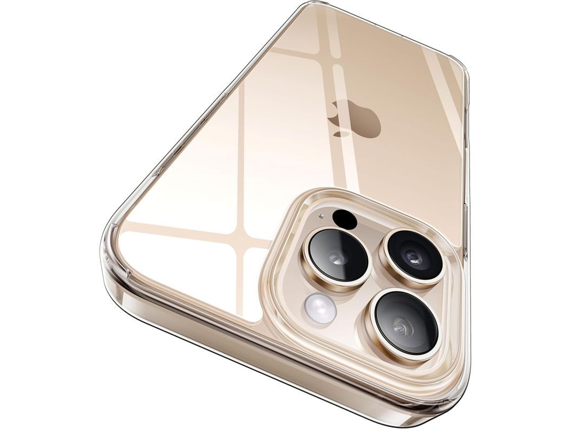 2026 capa para Iphone 16 Pro Transparente, Anti impacto, Fina e Protectora, Design Slim com Apoio À Câmera e Tela
