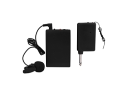 Micrófono de solapa inalámbrico mini con clip, transmisor/receptor FM | S/MARCA