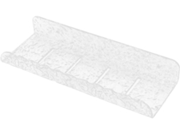 Prateleira Flutuante De Acrílico Anneome Para Banheiro, 30cm, Organizador De Parede Branco, Suporte De Armazenamento