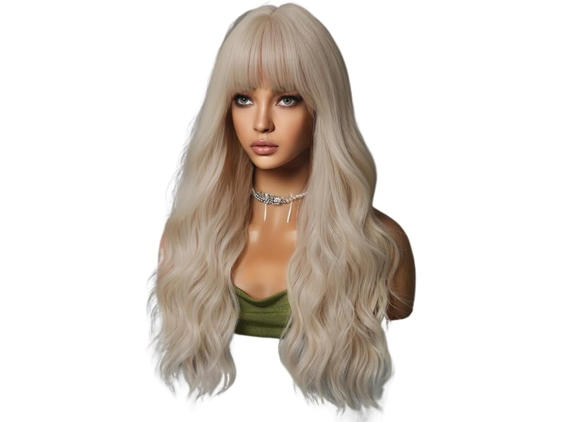 Cabelo cacheado com ondas grandes, 64 cm SFUSHOS