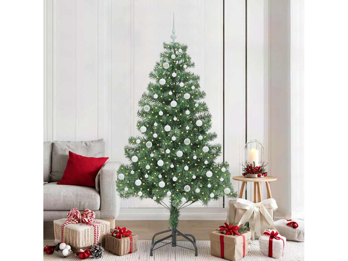 Vidaxl Árvore De Natal Verde 210 Cm Pvc