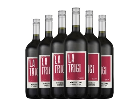 Vinho LA TRIGI Montepulciano Montepulciano d'Abruzzo Garrafa Magnum (1.5 L - 6 Unidades)