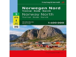 Livro Norway North - Road Map de Freytag-Berndt (Inglês)
